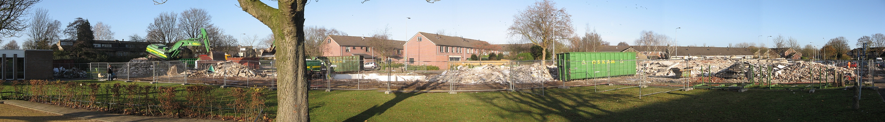 Hilversumse Meent, sloop flat Noordermeent